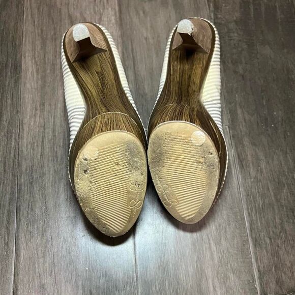 Jessica-simpson Women's Tan and Cream Courts - Picture 4 of 6